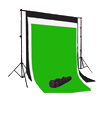 Green Screen Background Kit Muslin Backdrops