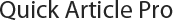 Quick Article Pro